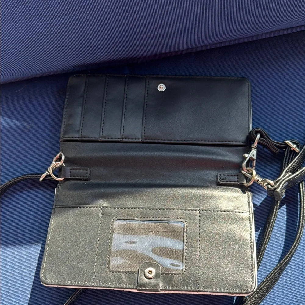 Disney Cream and Gray Crossbody Bag with Mickey Mouse accents